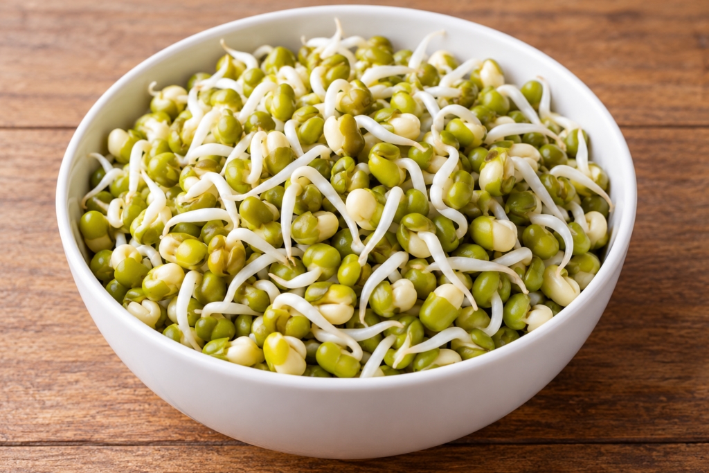 Fresh green peas as a source of plant-based protein